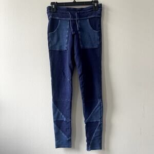 Free People Movement Kyoto High-Rise Blue Ankle Legging - XS